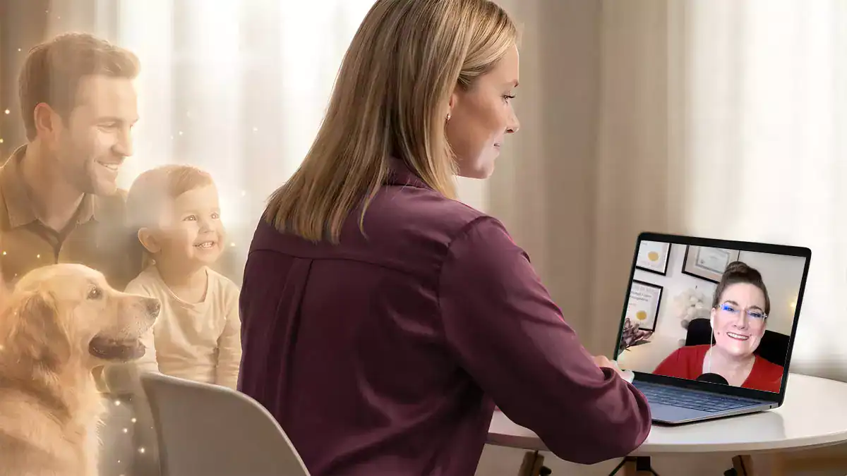 Jenseitskontakt online Einzelsitzung mit Medium Melanie Ladewig über Zoom