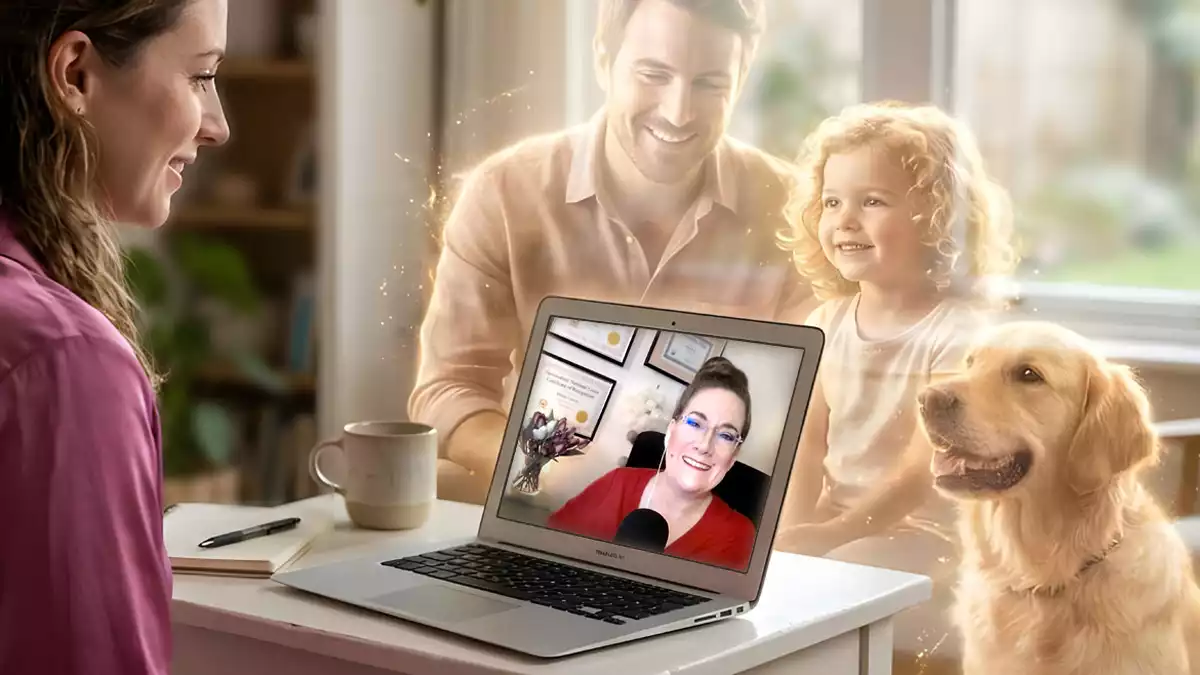Medialer Abend mit Jenseitskontakt über Zoom – Verbindung zu Verstorbenen wird sichtbar