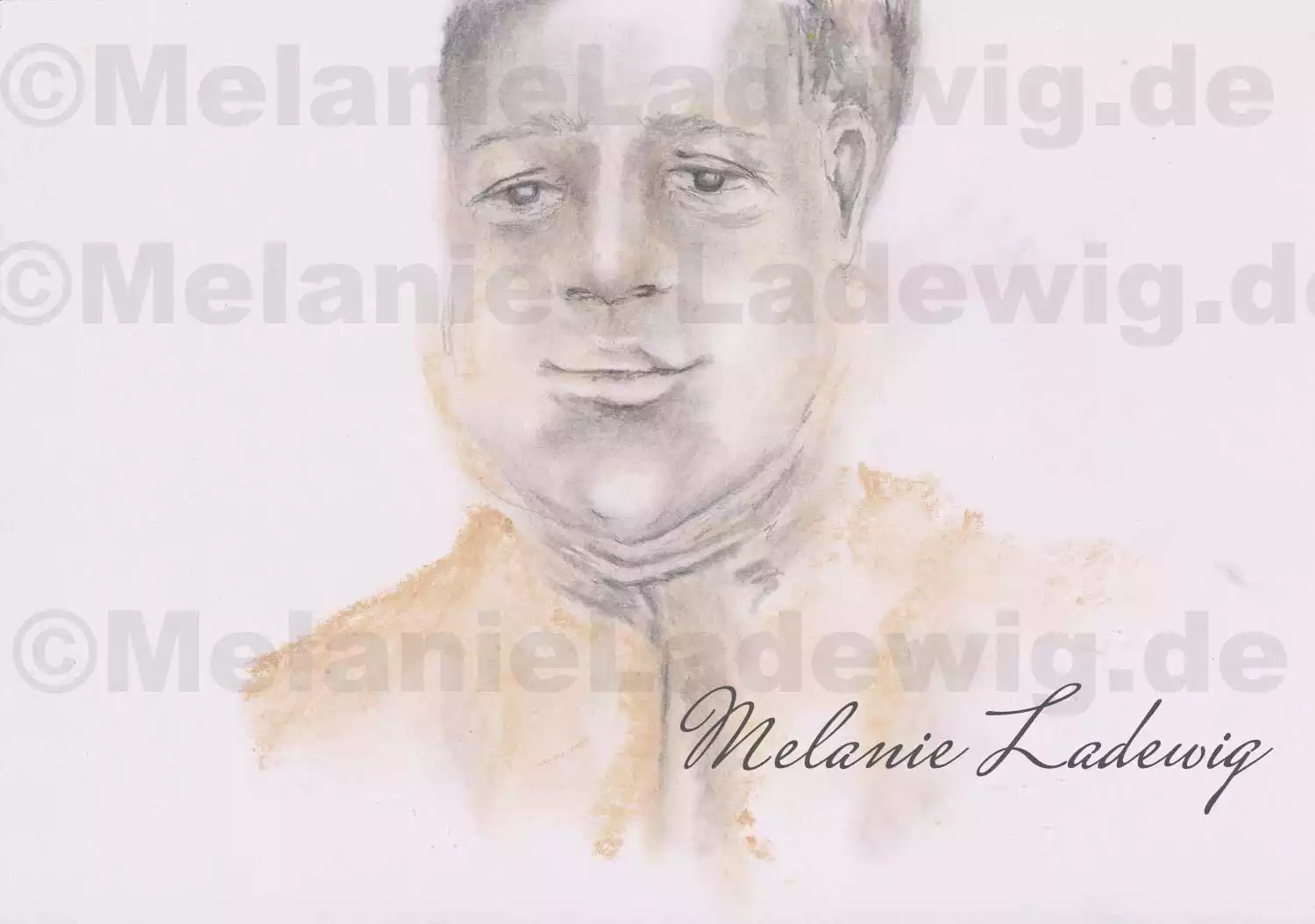 Geistführer Porträt zeigt einen indischen Gelehrten