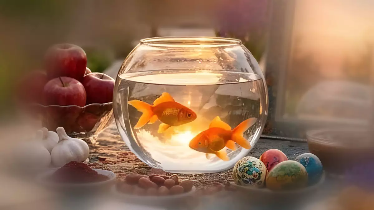 Beweisführende Medialität im Jenseitskontakt mit Goldfischen auf einer Nowruz-Festtafel